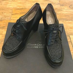 STUNNING Like NEW 7.5 Kenneth Cole Platform Loafers